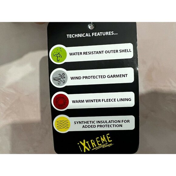 Ixtreme Toddler T4 Boys Canvas Yoke Puffer Jacket with Fleece Hat Set, 2 Piece - Picture 6 of 8